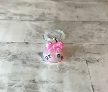 새상품 핑크 펄 홋페짱 메지루시 액세서리 산보석