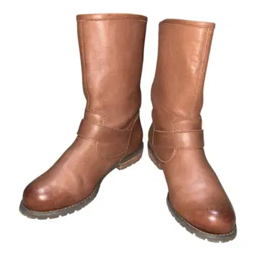 BELL FLORRIE  가죽 미들 기장 엔지니어 부츠 23.0