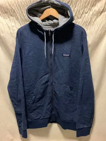 새상품급 patagonia P-6 라벨 프렌치 테리 풀 지퍼 후디 M