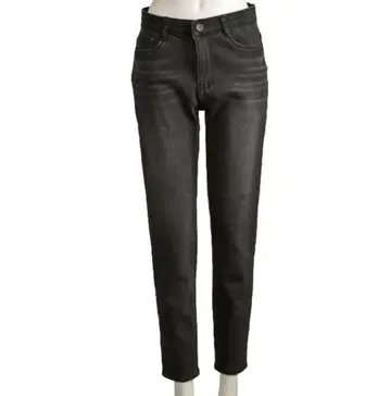 파시오네 블랙 스키니 데님