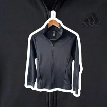 [ 새상품급 ] 아디다스 풀 집업 저지 블랙 여성용 XS