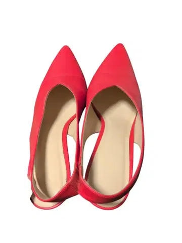 빨간색 스틸레토 슬링백 펌프스 구매하시면 밑창을 깨끗하게 해드립니다