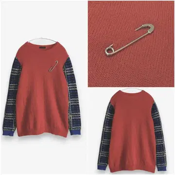 [ Candy Stripper ] 캔디스트리퍼 모헤어 혼방 핀 포함 니트