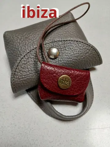 IBIZA 이비자 백참 마스코트 가죽제 미니 백참