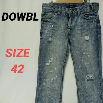 DOWBL 더블 데미지 진 데님 팬츠 남성용 42