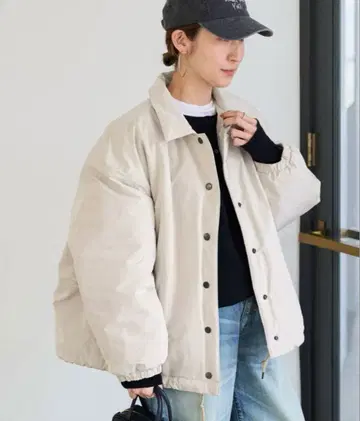 FRAMeWORK 발수 방풍 판초 코트 내추럴 38 새상품급