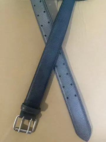 Vujade Rell Two Prong Belt 흑먹색
