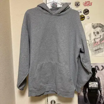 PRO CLUB 헤비 웨이트 그레이 후드티 L