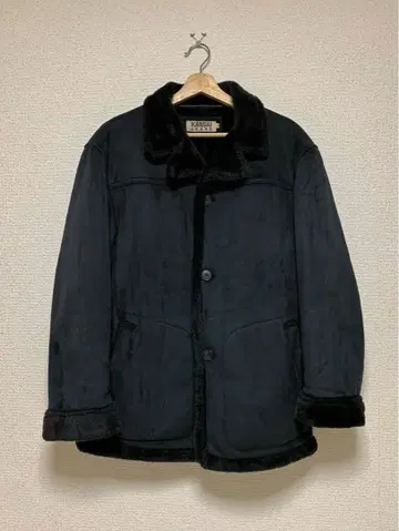 KANSAI JEANS 페이크 무스탕 런치 자켓 보아 스웨이드