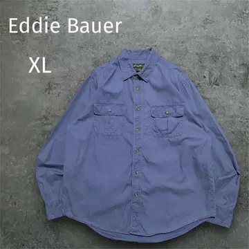 Eddie Bauer 코튼 셔츠 XL 긴팔 2 포켓 워크 계열