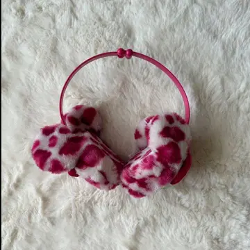 디즈니 레오파드 무늬 머리띠 핑크 레어