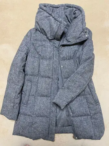 [any SiS 온워드 카시야마] 그레이 퀼팅 다운 자켓