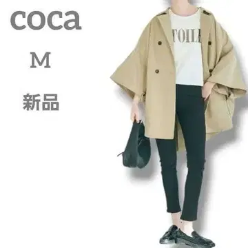 새상품 coca 여성용 트렌치 판초 코트 M