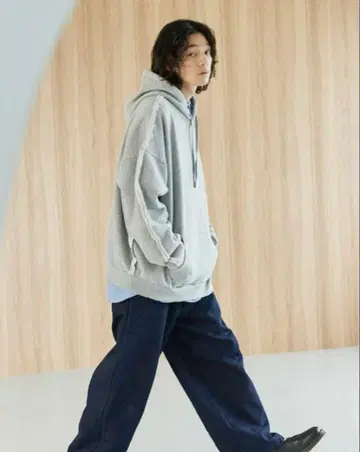 OPENING ACT 데미지 도킹 가공 빅 풀오버 후드티