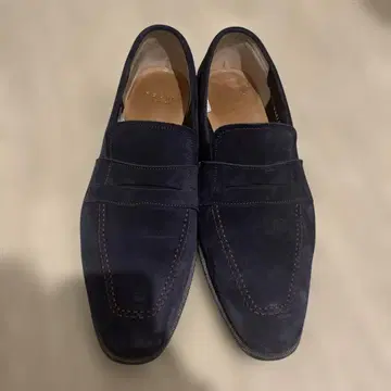 REGAL 네이비 스웨이드 로퍼