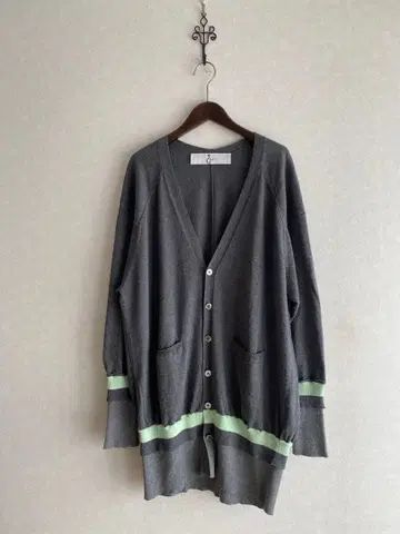 새상품급 gasa Que? 가디건 레이어드 그레이 계열