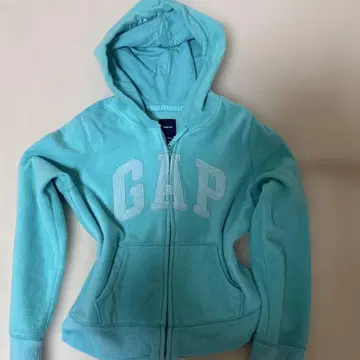 00s GAP 스카이블루 집업 후드티 터콰이즈 블루