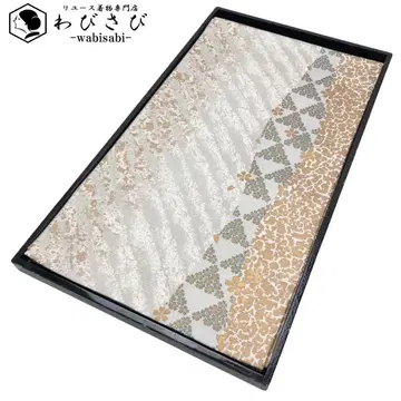 후쿠로 오비 꽃무늬 비늘 무늬 짙은 우츠기 꽃 색 O-5779