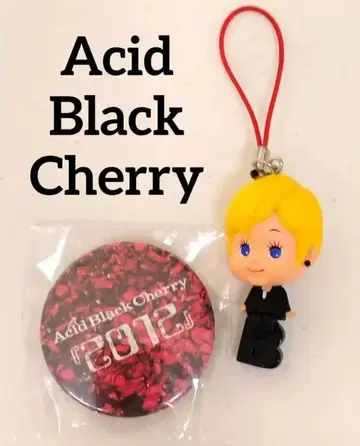 AcidBlackCherry 굿즈 2점 2012 캔뱃지 오비츠 큐피