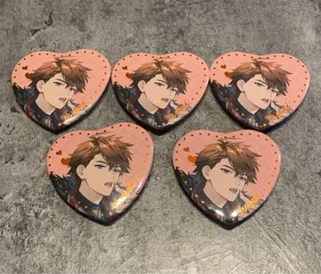 [ Melty Valentine ] 하트형 캔 배지 키타미 유세이