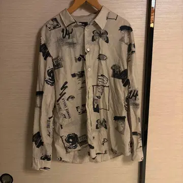 Paul Smith 아트 프린트 긴팔 셔츠 L