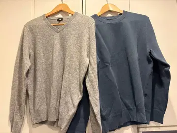 UNIQLO 캐시미어 스웨터 & 워셔블 밀라노 리브 스웨터