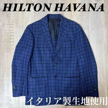 HILTON RING JACKET 2B 체크 테일러드 자켓