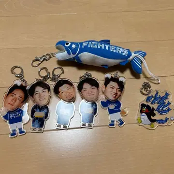 파이터즈 키링 세트 6개