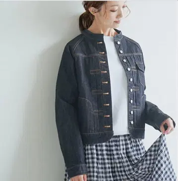 시시 컴포트 다크 데님 자켓 38