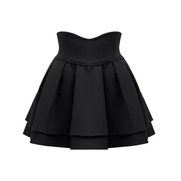 미셸 마카롱 슬림 레그 스커트 XS 사이즈