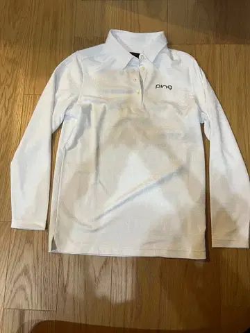핑 여성용 긴팔 화이트 PING