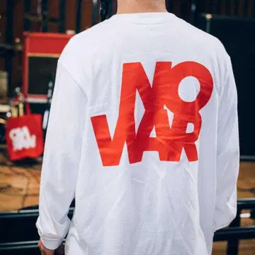 GEZAN NO WAR L/S 티셔츠 게잔 L 사이즈