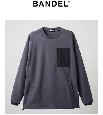 BANDEL 플리스 크루넥 그레이 XL