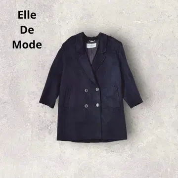 캐시미어 100% 롱 코트 더블 버튼 빅 사이즈 15호 고급 블랙