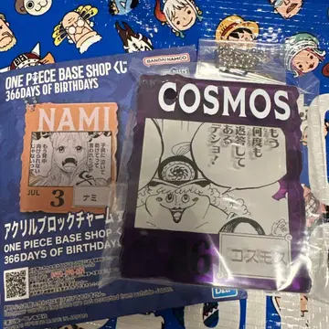 코스모스 아크릴 블록 참