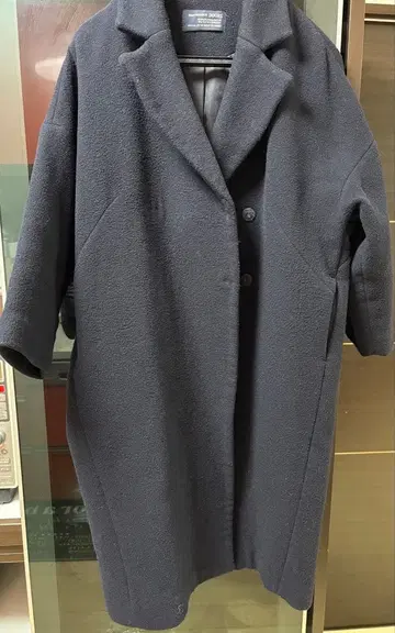 URBAN RESEARCH DOORS 네이비 체스터 코트