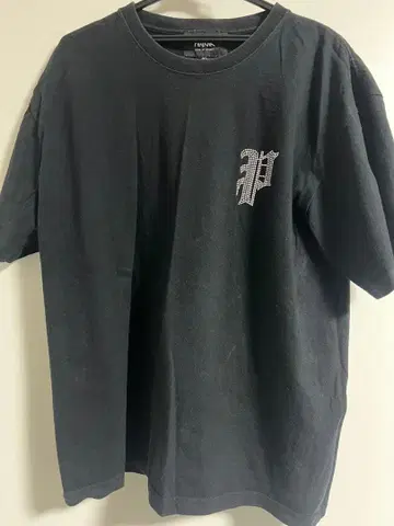 팻랭크 PHATRNK 로고 라인스톤 티