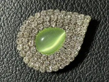 오비 고정 띠 첫 개봉 인조 캣츠아이 큐빅 오비 기모노 일본 의류 잡화