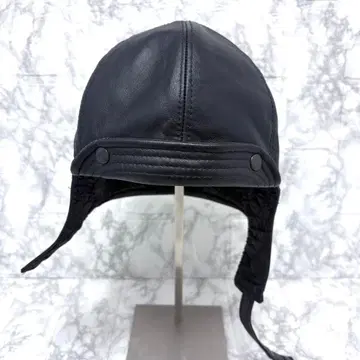 새상품급 KASZKIET 카슈켓 비행 모자 가죽 양가죽 파일럿 캡