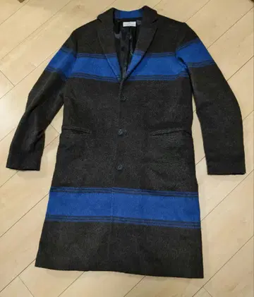 HENTSCH MAN 체스터 코트 S 브라운 블루