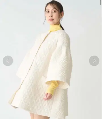 셀포드/퀼팅 플레어 코트 새상품급