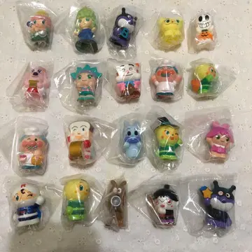 모여라 호빵맨 소프트 비닐 인형 20개 미사용 새상품