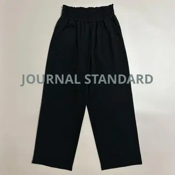 저널 스탠다드 울 라이크 스트레치 와이드 팬츠 40 블랙 L