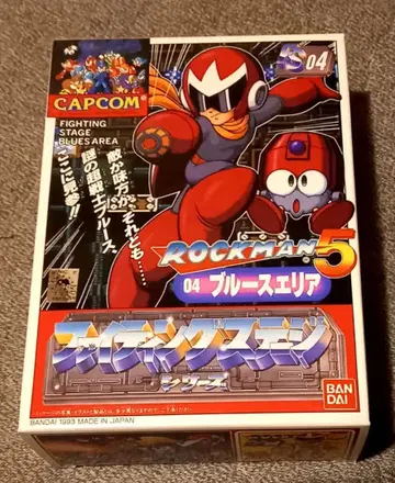 미사용 록맨 파이팅 스테이지 04 블루스 에리어 프라모델