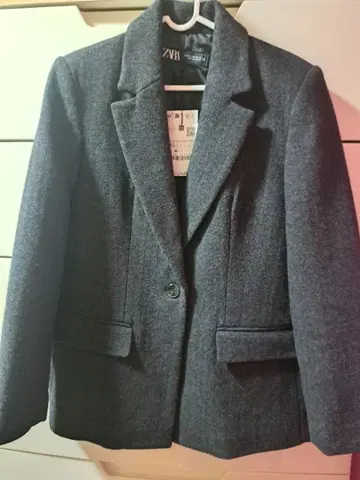 ZARA 미사용 새상품 그레이 테일러드 자켓 XS