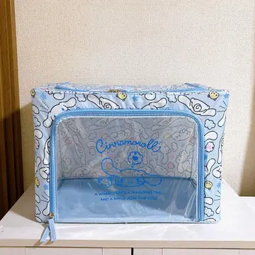 산리오 시나모롤 시나몬 창문 포함 접이식 보관 케이스