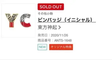 동방신기 핀 배지 XVision