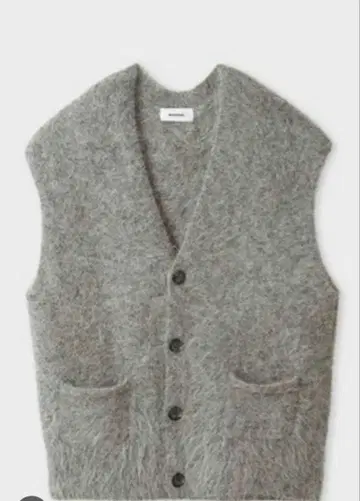 MIESROHE 샤기 니트 베스트