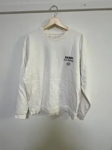 BANKS JOURNAL 오가닉 코튼 맨투맨 L