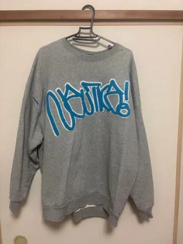 Nautica 그레이 맨투맨 트레이닝복